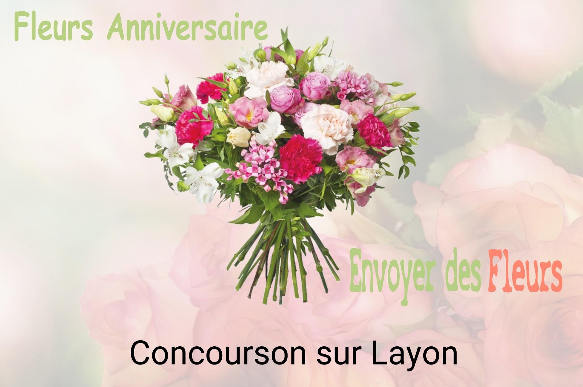 Bouquet de fleurs d’anniversaire livré à Concourson-sur-Layon