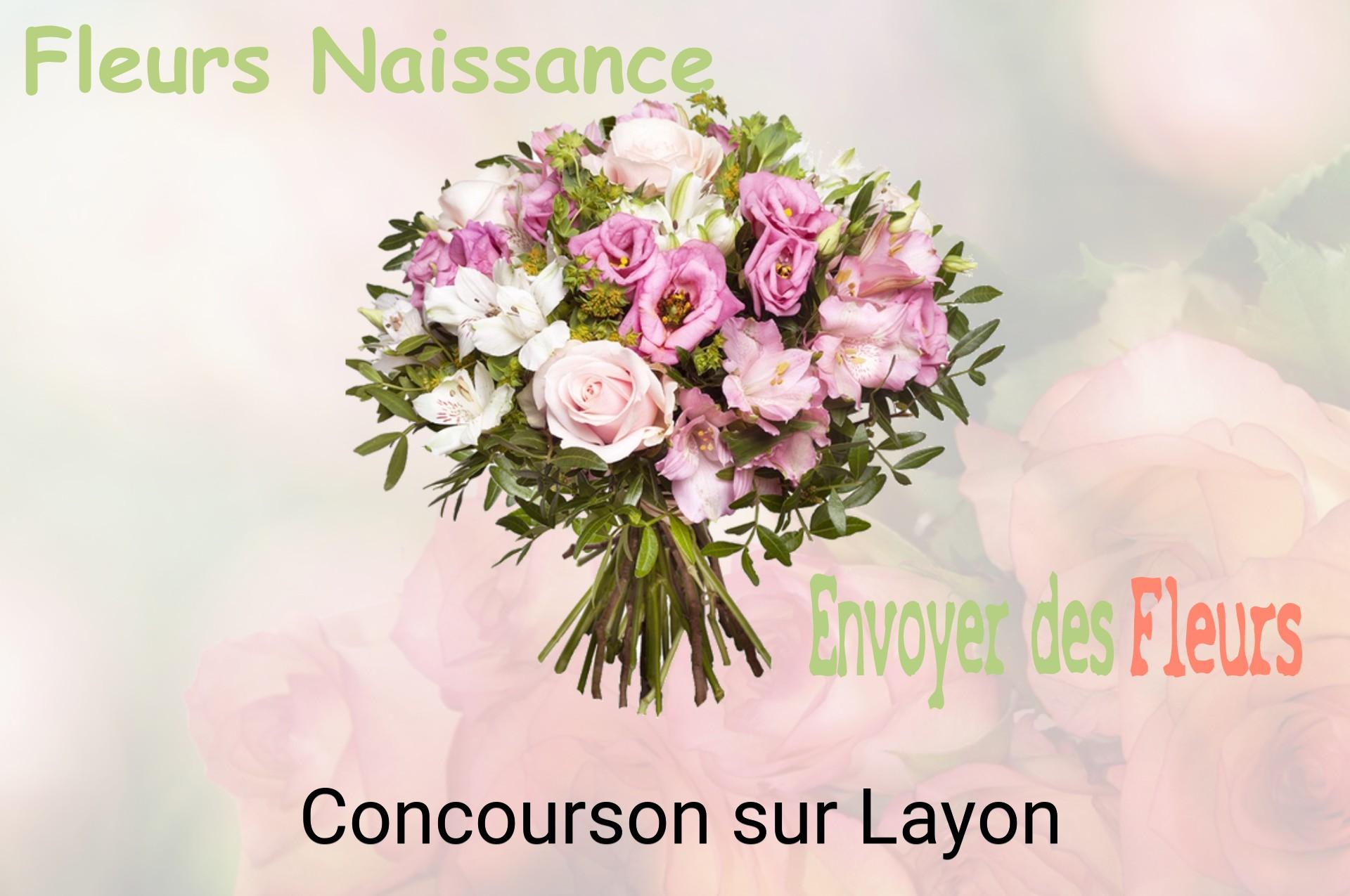 Bouquet de fleurs de naissance livré à Concourson-sur-Layon