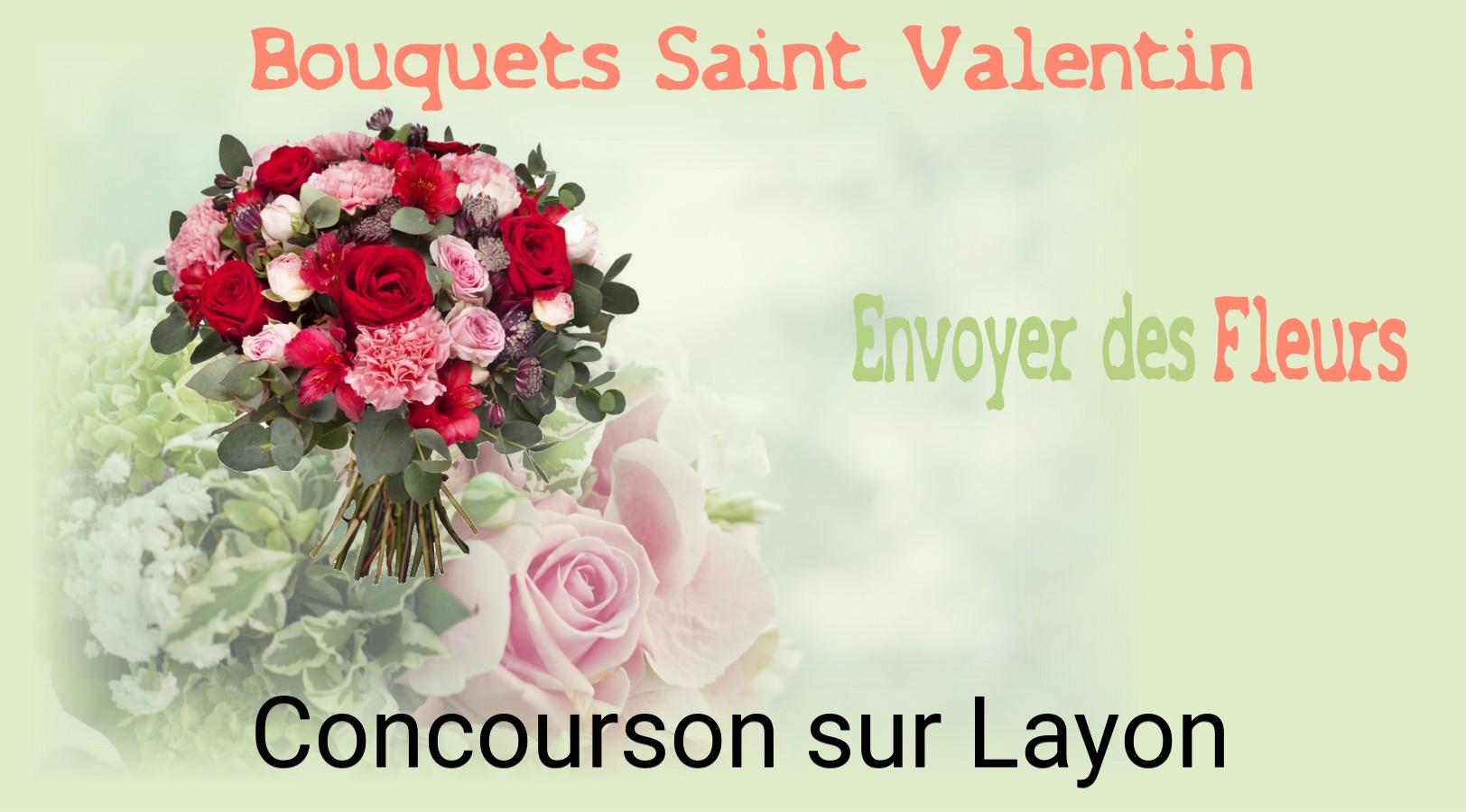 Roses de Saint-Valentin livrées à Concourson-sur-Layon
